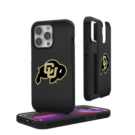Colorado Buffaloes Linen Logo iPhone Rugged Case