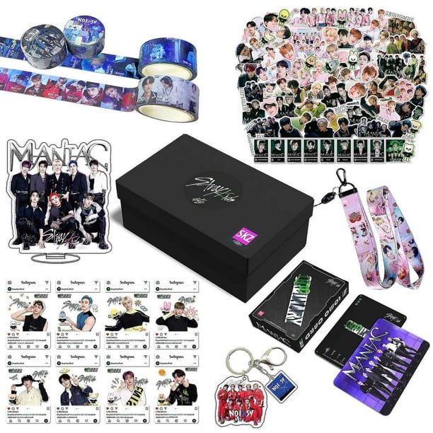 Stray Kids New Album Maxident Presentbox Set Kpop Merchandise Photocards Lanyard Nyckelring Presenter till Skz Fans - Perfet