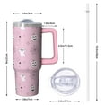 thumbnail image 2 of Halloween Mug, Pumpkin Full Moon Cup 30oz with Handle and Straw, Spooky Travel Tumbler Insulated Gift, 2 of 5