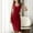 Red, variant on Basic Cami Women Long Tanks 2025 Dress with Strap, Solid Color Tankinis Dress Crew-Neck Spaghetti Strap Tank Dresses Full Slip for Women Underwear Dresses Nightgown