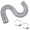 600cm, variant on Flexible Ducting Hose Dryer Vent Hose Air Duct with 2 Screw Clamps Duct Hose Fire-proof High-temperature Resistant