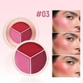 thumbnail image 2 of Experience The Makeup Effect Three-color Blush Matte Waterproof Blush Cream Carmine Blush Makes It For You To Create A Natural And Good Look., 2 of 7