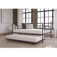 thumbnail image 5 of Full size Bronze Metal Daybed with Twin Roll-out Trundle Bed, 5 of 5