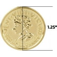 thumbnail image 3 of Cool Pirate Gold Coins (144 Pieces) Treasure Coins for Kids. 3D Design. Antique Look. Plastic. Large - 1 3/8" Great Party Favor for Kids, 3 of 7