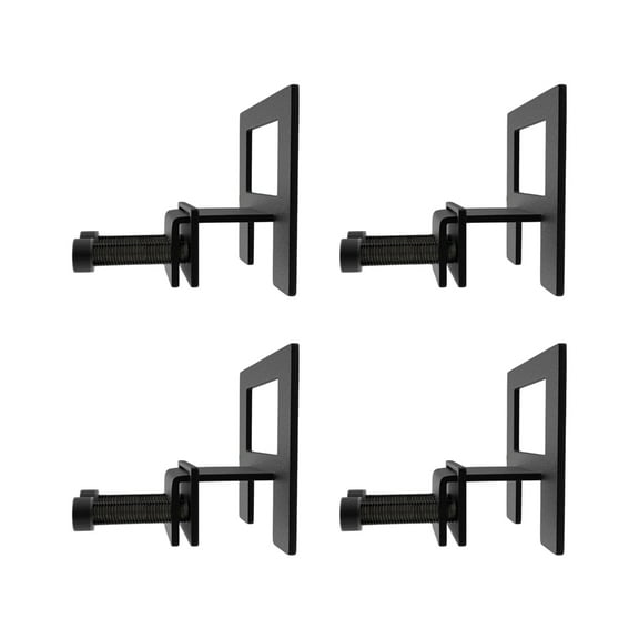 Pack of 4 Heavy Duty Metal Bed Frame Brackets Secure Stabilizers for Bedroom Furniture Easy Installation No Tool Need