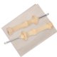 thumbnail image 4 of 2 punzones para bordar, agujas para coser tela, herramienta para tejer con mango de madera., 4 of 14