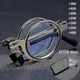 thumbnail image 1 of 26-27 Portable Folding Reading Glasses Men Metal Round Square Anti Blue Light Eyewear Presbyopia Eyeglasses Frame Diopter +1.0 To +4.0, 1 of 5