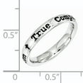 thumbnail image 2 of Stackable Expressions Sterling Silver Lyric True Companion Ring, 2 of 5