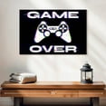 thumbnail image 2 of Elephant Stock Game Over Glitch Wall Art - Horizontal Canvas Wall Art - Living Room Wall Decor - Hobbies And Lifestyle Canvas - Black And White Decor - 24" x 16", 2 of 8