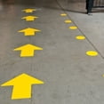 thumbnail image 4 of Brady Floor Tape,Yellow,2 inx5 in,Arrow,PK52 104529, 4 of 5