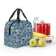 thumbnail image 5 of Easygdp Cute Flat Fish Bolsa Térmica Premium - Tela Oxford Impermeable, Gran Capacidad, Bolsillo Frontal, Unisex para Trabajo, Escuela, Actividades al Aire Libre y Picnics, 5 of 8