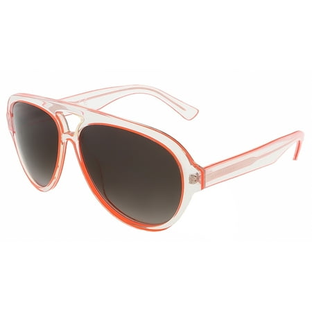 Dsquared DQ0182/S 26B Crystal/Orange Tear-Drop Aviator sunglasses