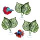 thumbnail image 1 of Uxcell 3-Pack Almohadilla de Hoja para Pez Betta Plástico, Simulando el Hábitat Natural Hamaca para Cría [Forma de Fittonia, Verde], 1 of 7