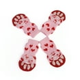 thumbnail image 2 of Calcetines para mascotas Methold 4 unids/set no irritantes rojo claro L Type3 NO3, 2 of 6