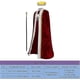 thumbnail image 4 of Adult King Costume Set King Robe Cape Queen Costume Crown Scepter Lord Costume, 4 of 5
