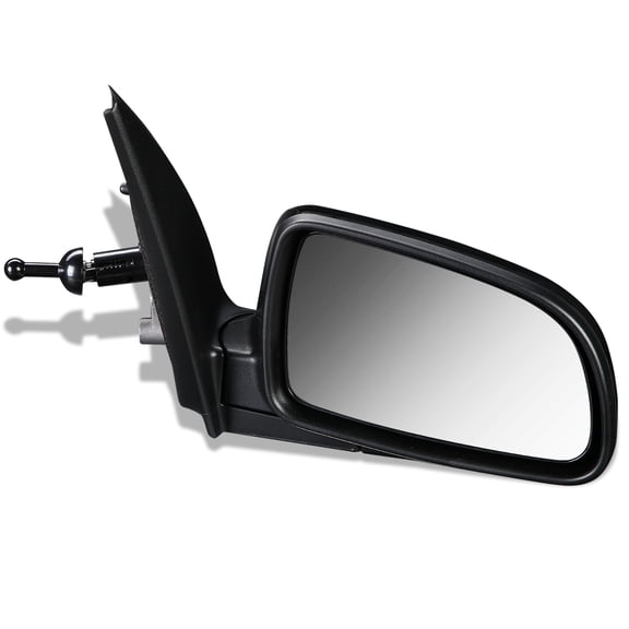 DNA Motoring OE Style Manual Right Side View Door Mirror Compatible with 2007-2011 Chevy Aveo