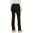 thumbnail image 3 of Dickies Women's Perfect Shape Relaxed Fit Bootcut Pants, Rinsed Black, 6, 3 of 3