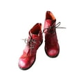 thumbnail image 5 of TMA EYES Brand Washed Leather Oxford Women's Boots Mother Shoes, 5 of 6