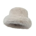 thumbnail image 3 of Milageto Winter Bucket Hat Cute Cossack Hat Russian Hat for Motorcycle Hiking Cycling Beige, 3 of 6