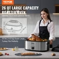 thumbnail image 2 of VEVOR Rôtissoire Électrique de 26 QT avec Couvercle Auto-Arroseur, 1450 W, Température Réglable, 2 of 9