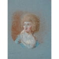 thumbnail image 3 of Marie Jeanne Clemens 14x18 Black Modern Framed Museum Art Print Titled - Portrait of Madame Schroder (1781 - 1791), 3 of 5