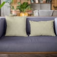 thumbnail image 2 of Plutus Creamy White Kona Embroydery, Some Shine To This Pattern Luxury Throw Pillow, 2 of 2