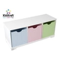 thumbnail image 2 of KidKraft Kids Wooden Nantucket Storage Bench Unit, Pastel, 2 of 3