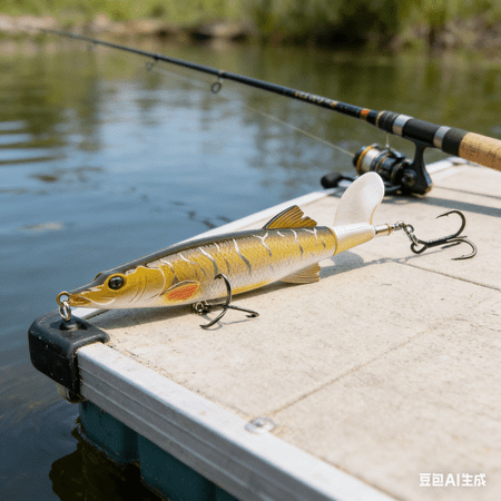 Bisitoy Topwater Fishing Lures – Hard Body Propeller Surface Lure