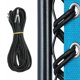 thumbnail image 2 of Good quality Drawstring, rubber band, folding chair accessories (black export (a set of 2 long and 2 short)),, 2 of 5