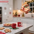thumbnail image 6 of Metal Hanging Tree-Shaped Wind Decorations - Festive Garden Spinners with Red & White Star Patterns Perfect for Holiday Yard Decor, 6 of 7