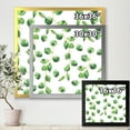 thumbnail image 4 of Designart 'Tropical Green Leaves Patern On White' Tropical Framed Art Print, 4 of 4