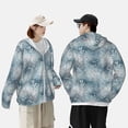 thumbnail image 4 of Balery enchanted winter snowflake holly Sudadera ligera de manga larga con capucha y protección solar UPF 50+ para hombre y mujer, ideal para pesca y running-XX-Large, 4 of 7