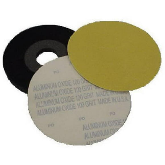 Virginia Abrasives 400-00008 150 Grit Drywall Sander 9 in. Velour Backed Sanding Disc, Pack of 10