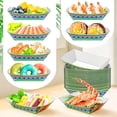 thumbnail image 6 of ANHXN  Paper Food Boat Trays Mexican Party Decorations, Disposable Kraft Paper Food Serving Tray Boat Plate for Snack Popcorn Sandwich Burger BBQ Hot Dogs Taco Fries Nacho, 6 of 7