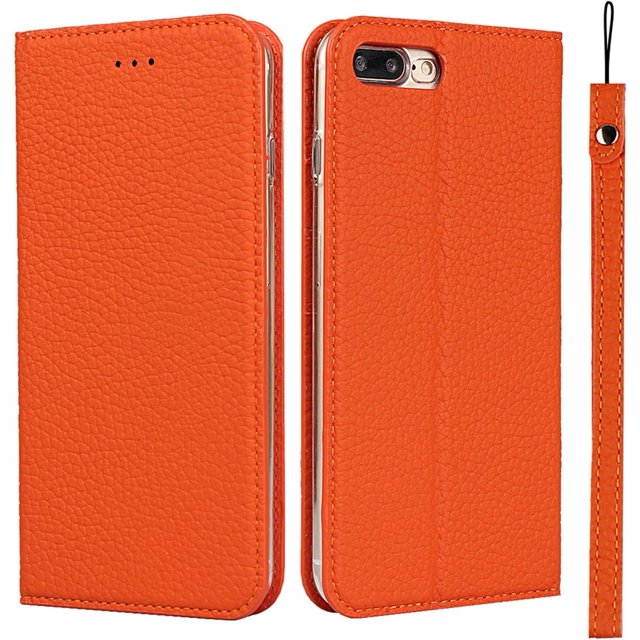 AmPm Premium Leather case for iPhone Xs max Wallet Magnetic Flip Cover case with Card Slot TPU Shockproof Stand Genuine Leather case with Lanyard Compatible with iPhone Xs max - Red