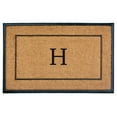 thumbnail image 2 of The General Monogram Doormat, 30" x 48", Letter H, 2 of 2