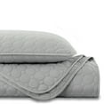 thumbnail image 5 of Southshore Fine Linens Oversized Quilt Bedding Set lightweight, soft coverlet bedspread 3-Piece with two matching shams, Chevron Sand, Full / Queen, 5 of 7