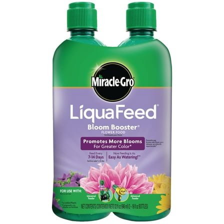 Miracle-Gro Liquafeed Bloom Booster Flower Food 2-Pack Refills