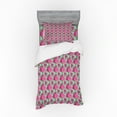 thumbnail image 2 of Floral Duvet Cover Set, Chrysanthemum Bouquets Flowering Plants Leaflet Garden Exotic Motif, Bedding Set with Shams and Fitted Sheet, 3 Sizes, by Ambesonne, 2 of 3