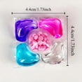 thumbnail image 3 of 50pcs Laundry Detergent Balls, Lavender/camellia Scent, Concentrated Liquid, Deep Cleaning, Stain Removal, Low Foam Easy Wash, 3 of 10