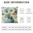 thumbnail image 5 of Nawypu  White Blue Flower Throw Pillow Covers 18x18 Farmhouse Floral Pillow Cover Decorative Couch Outdoor Patio Pillow Cases Cushion Covers for Living Room Sofa Home Decor, 5 of 5
