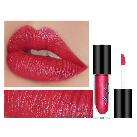 Lipstick Diamond Liquid Glitter Shimmer Lipstick Nonstick Cup Makeup Lip Gloss Diamond Pearl Lip Gloss Without Cup Lipstick 5ml Lip Makeup