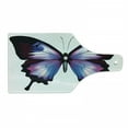 thumbnail image 1 of Swallowtail Butterfly Cutting Board, Vivid Animal Nature Fragile Creature, Decorative Tempered Glass Cutting and Serving Board, Wine Bottle Shape, Violet Blue Maroon Pink, by Ambesonne, 1 of 1