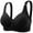 Black, variant on Darzheoy Bras for Women No Underwire Ladies Fashion Bowknot Printing Comfortable Hollow Out Bra Underwear Bras Sport Bras for Women 80B/C