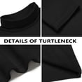 thumbnail image 4 of Tejiojio Soft Stretch Cotton Blend Turtleneck Shirt for Men Casual Long Sleeve UPF 50+ Slim Fit Basic Tops Lightweight & Comfortable Solid Pullover Sweater, 4 of 6