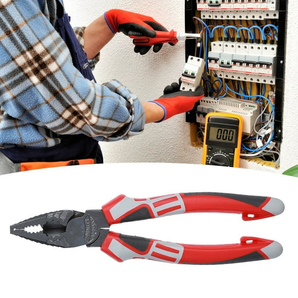 Cutting Wire Stripper Wire Multi‑Functional German Electrician Wire Wire Stripper Cable Cutters Cutting Hand Tools 8 Inch