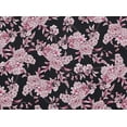 thumbnail image 2 of Zelouf Scuba Crepe Digital Sample  , Sewing, DIY, Crafts Fabric by the Yard, 939 Black/blush, 3 Yard, 2 of 2