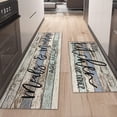 thumbnail image 5 of Farmhouse Kitchen Rug Sets of 2 Piece Non Slip Kitchen Rugs and Mats Washable Kitchen Mats for Kitchen Floor Mat Carpet Runner Rugs for Hallway Laundry Decor 17"x30"+17"x47", 5 of 6