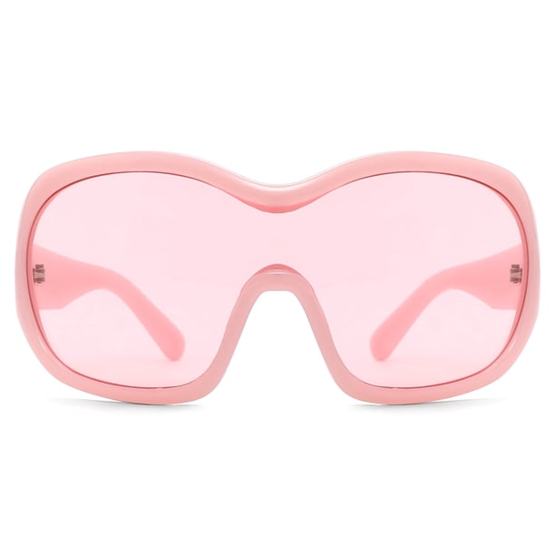 Gafas de Sol TYA Sobredimensionadas Tipo Escudo con Protección UV400 100% para Mujeres y Hombres