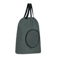thumbnail image 4 of Bolsa de lavandería de viaje, bolsa para ropa sucia, resistente a desgarros, eficiente y de alta resistencia con cordón para viajes, hogar y maleta. gris, 4 of 8